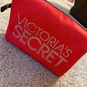 Victoria's Secret Red Makeup Bag